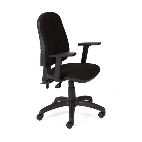 ROCADA ERGOLINE Operators Medium Back Chair - Black