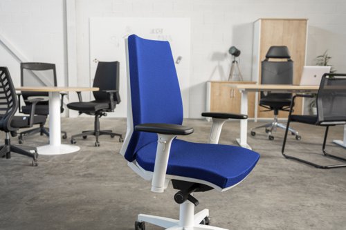 ROCADA ERGOLINE Professional Chair with White Frame - Blue