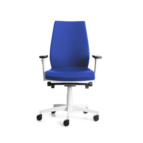 ROCADA ERGOLINE Professional Chair with White Frame - Blue - 161-1219