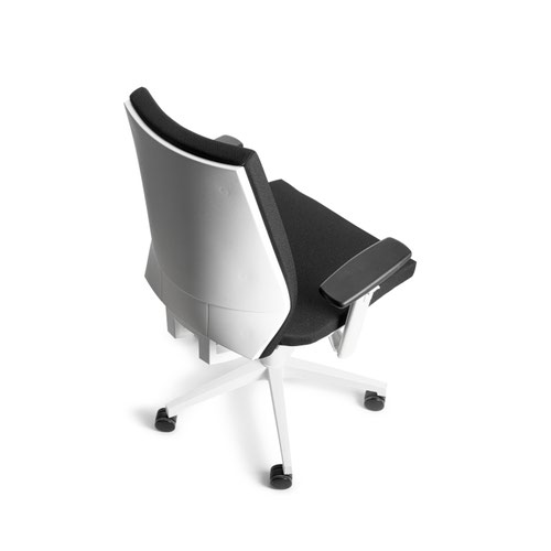 ROCADA ERGOLINE Professional Chair with White Frame - Black