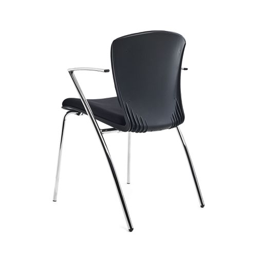 ROCADA ERGOLINE Visitor Arm Chair - Black (2 Units) - 161-1230