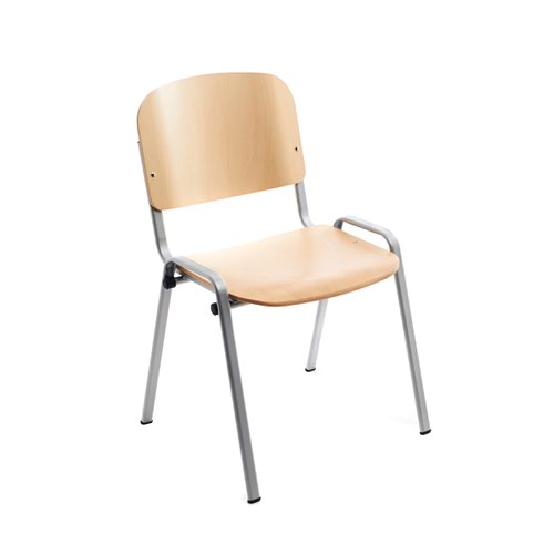 ROCADA ERGOLINE Visitor Chair - Beech (4 Units)