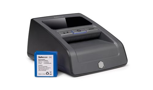 The Safescan 155-S uses the latest counterfeit detection technology to scrutinize seven advanced security features built into today’s currencies: infrared ink, magnetic ink, metallic thread, color, size, thickness and watermark. This technology is so reliable it even detects double notes and half notes. In just half a second, you’ll know with 100% certainty whether the banknote in your hand is genuine or counterfeit-and your customer will know, too, eliminating unnecessary discussion.