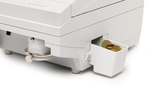 With a spacious hopper that holds 5,000 coins and a counting speed of 2,300 coins per minute, the Safescan 1550 is the perfect tool if you regularly deal with large coin volumes. Have more than 5,000 coins to count? No problem. Just press the convenient “add” button and the 1550 will automatically track the total count across individual runs.Two adjustable switches enable you to set the diameter and thickness for any coin you want to count—even arcade tokens and casino chips.Let the 1550 help you optimise your cash-counting workflow. Simply press “batch” and enter the desired number and the 1550 will automatically pause each time it reaches the programmed amount. There’s no faster way to prepare your coin bags, bank deposits and cash drawers.The 1550 will automatically divert all extraneous coins or tokens to a separate cup, ensuring that only the coin type you’re counting makes it into the bag or roll.