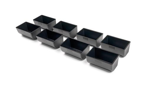 Use the 4141CC removable coin cups to save time counting your cash at the end of a long day. Custom-built to fit the coin compartments in the 4141 series cash drawers and the 4141T1 and 4141T2 removable cash trays, these cups are designed for instant use with the Safescan 6165 or 6185 money counting scale.Just place each cup of coins right on the Safescan 6165 or 6185 and weigh—no calibration required. From start to finish in under two minutes: there’s no faster way to count your till.