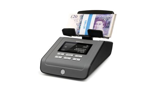 Safescan Money Counter with Printer Port Clear Display Black Cash Counter CS9164