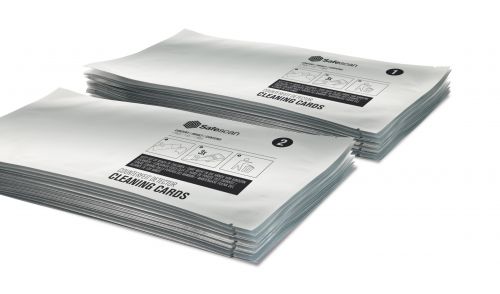 Safescan Cleaning Set for Automatic Counterfeit Detectors Set of 2x10 pieces(cards) | 28049J | Safescan