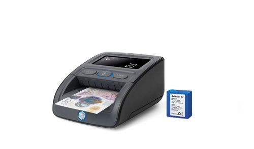 53017SF | The Safescan 155-S Bundle with Safescan LB-105 battery and Safescan RS-100 stacker and can verify, count and collect your banknotes wherever you need.Protect your business and simplify your administration wherever you are. Save time and money with the complete Safescan 155-S bundle. The Safescan 155-S can verify, count and collect your banknotes whenever and  wherever you need, thanks to the included Safescan LB-105 battery and Safescan RS-100 banknote stacker. Making your banknote verification, counting and administration process easier and more flexible than ever before.