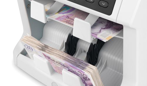 Process large amounts of banknotes with complete certainty and ease. The Safescan 2985-SX rapidly value counts and sorts mixed notes while simultaneously verifying them on up to seven security features. The 2985-SX has a double pocket design with dedicated reject pocket that provides uninterrupted counting. Perfect for when you need to process large stacks of cash quickly. Thanks to its smart design, high definition touch display and intelligent interface in your local language your cash counting, sorting and processing will be easier, faster and more accurate than ever.
