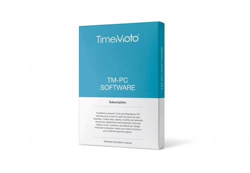 TimeMoto by Safescan TM PC Software for Time & Attendance System Unlimited Users Ref 139-0601