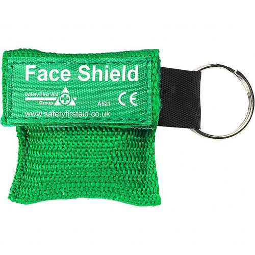 HypaGuard Key Fob Face Shield Pack of 5 Latex Free