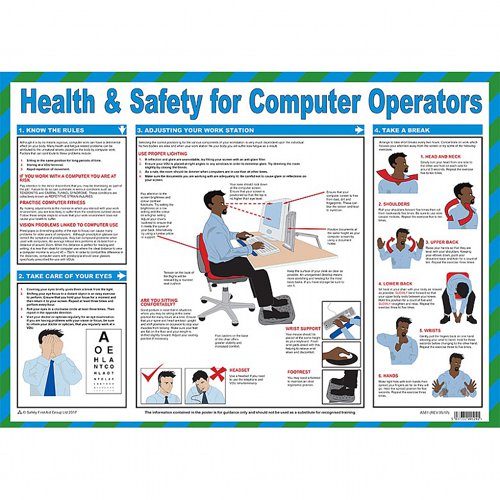 Health and Safety Computer Ops A2 Poster