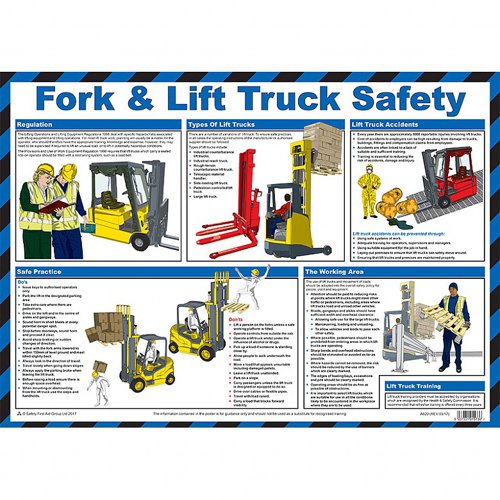 Fork & Lift Truck Safety A2 Poster