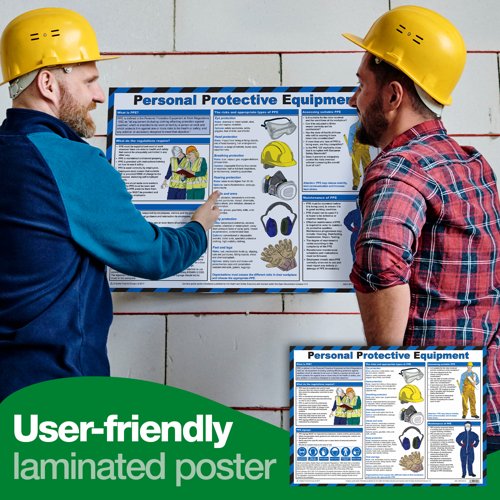 Personal Protective Equipment Guidance Poster A2 (Laminated)