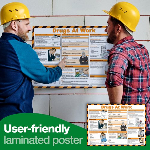 Drugs at Work Guidance Poster A2 (Laminated)