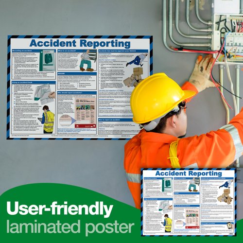 Accident Reporting Guidance Poster A2 (Laminated)