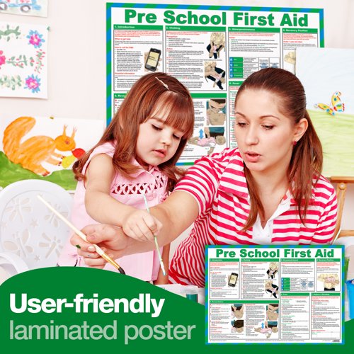 Pre-School First Aid Poster A2 (Laminated)