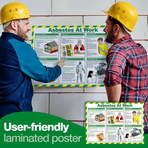 Asbestos at Work Guidance Poster A2 (Laminated)