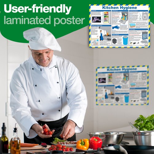 Kitchen Hygiene Poster A2 (Laminated)