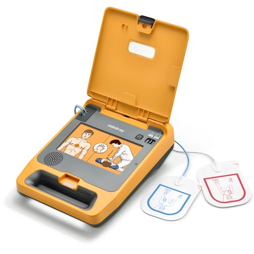 Mindray BeneHeart C1A Defibrillator - Fully Automatic AED (Voice-Guided CPR Instructions)