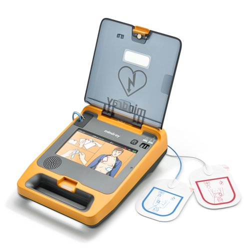 Mindray BeneHeart C2 Defibrillator - Fully Automatic AED (Voice & Visual-Guided CPR Instructions)