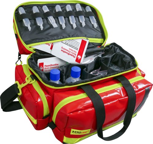 Emergency bag large pvc red
