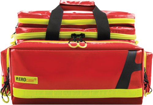 Emergency bag large pvc red