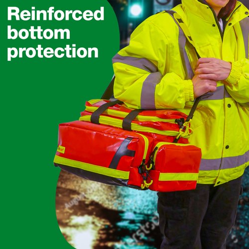 Emergency bag large pvc red PVC Red Empty