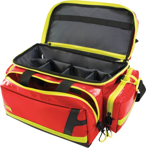 Emergency bag large pvc red
