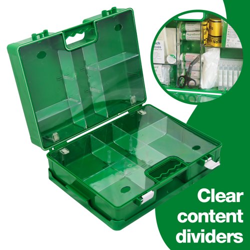 ABS First Aid Case LG Empty Large Green Empty