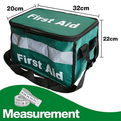 First Aid Haversack Nylon, Green, Empty