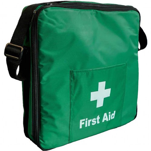 First Aid Response Bag Nylon, Green, Empty