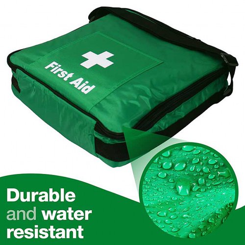 First Aid Response Bag Nylon, Green, Empty