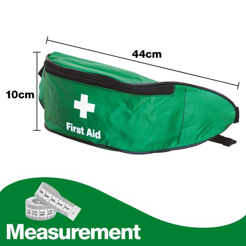 First Aid Bum Bag Empty Nylon Green
