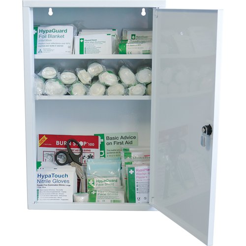 First Aid Cabinet Single Door Metal 46 x 30 x 14cm