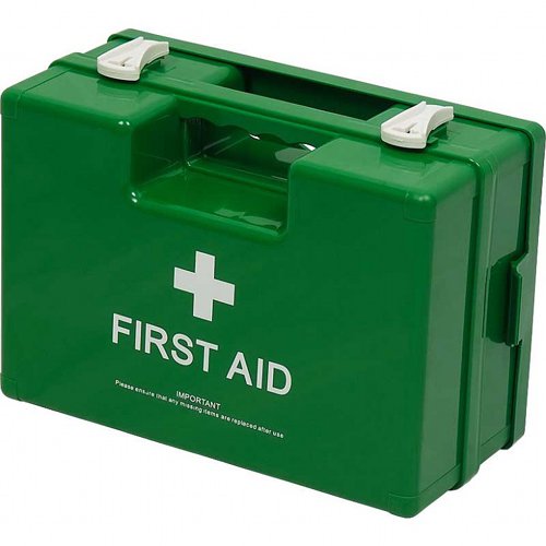 ABS First Aid Case w/ Bracket Small, Green, Empty