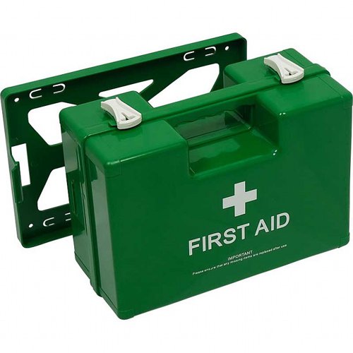 ABS First Aid Case w/ Bracket Small, Green, Empty
