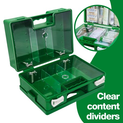 ABS First Aid Case SM Empty Small Green Empty