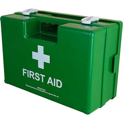 ABS First Aid Case w/ Bracket Medium, Green, Empty