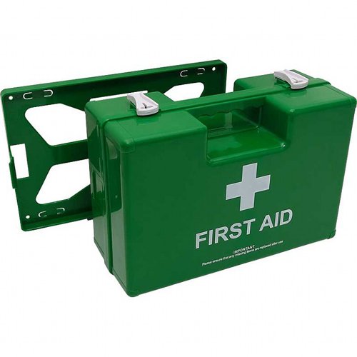 ABS First Aid Case w/ Bracket Medium, Green, Empty