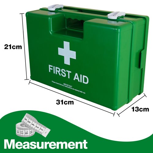 ABS First Aid Case MD Empty Medium Green Empty