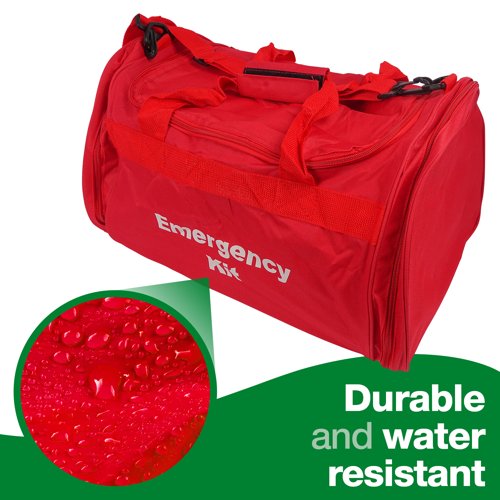 Emergency Kit Bag Empty Nylon Red Empty