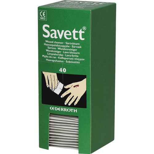Savett Wound Cleanser Refills, Pack of 40
