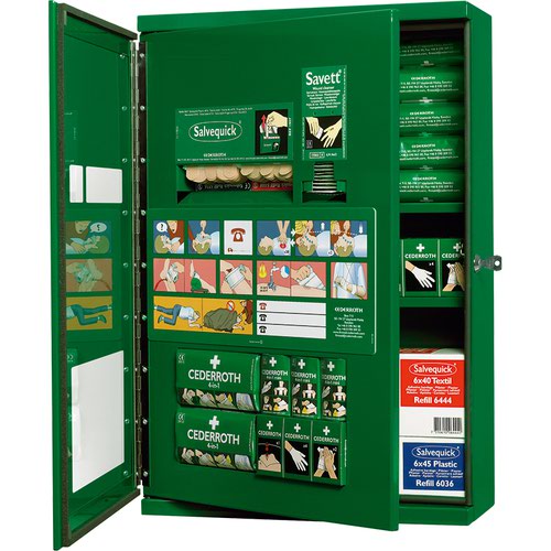 Cederroth First Aid Cabinet Double Door 