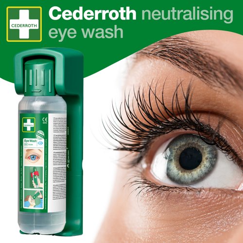 Cederroth Eyewash & Bracket 7200 & CD81 500ml
