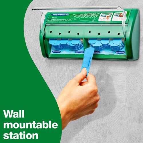 Salvequick Plaster Dispenser 51030130 Blue Detectable