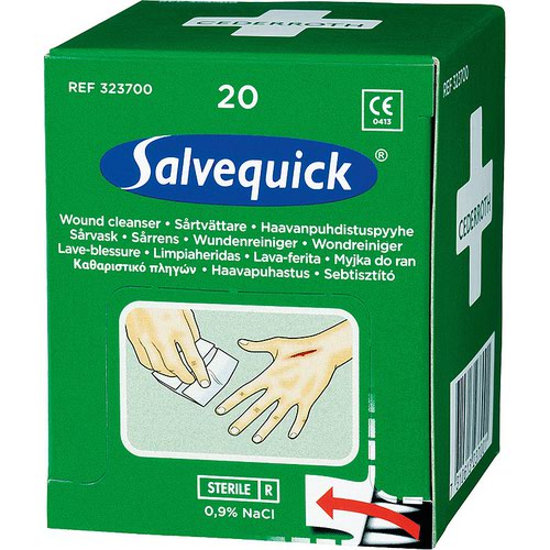 Salvequick Wound Cleanser (20 Wipes) 