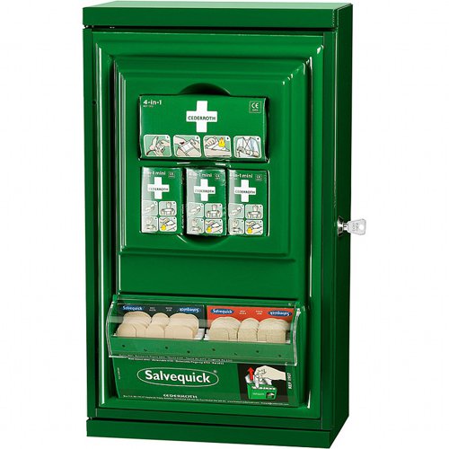 Cederroth First Aid Cabinet, Mini (metal)
