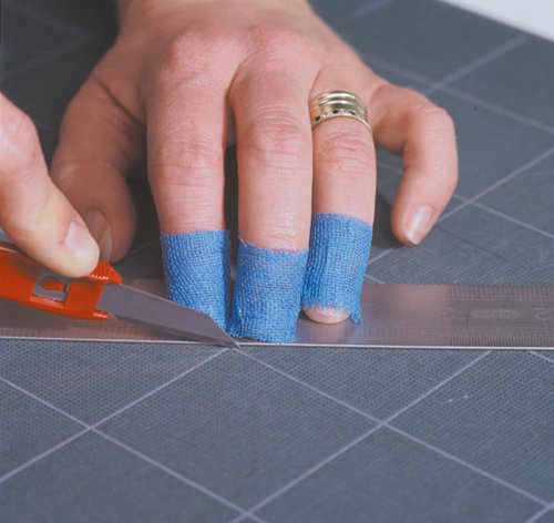 Protective Finger Tape Blue
