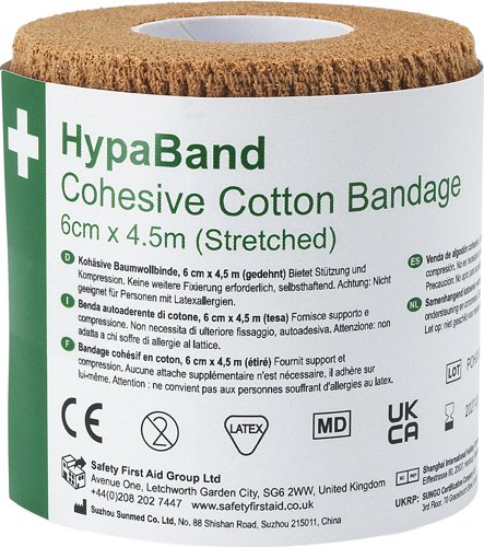 HypaBand Cohesive Band. Tan MD